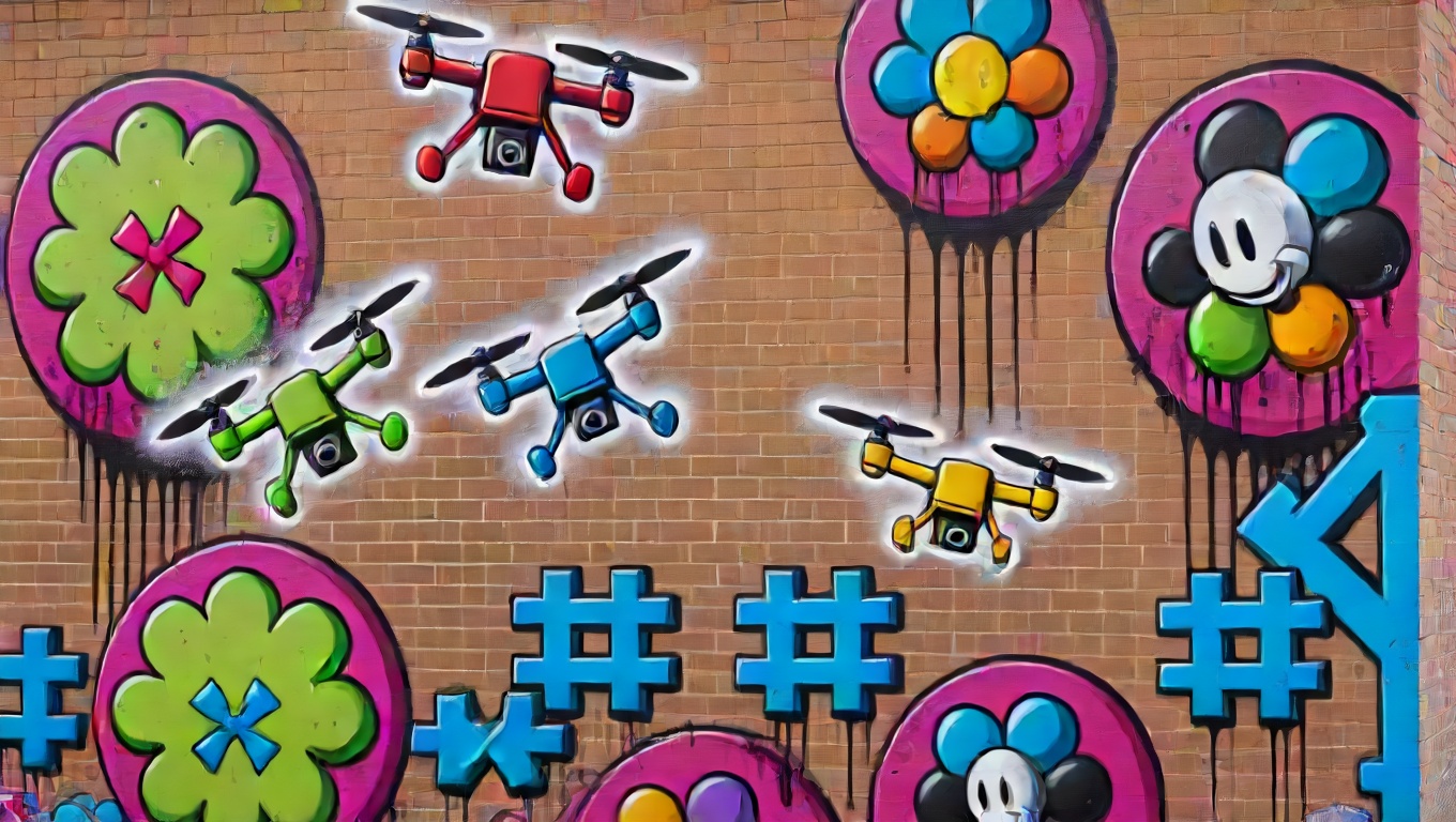 SD-SPIF generated colorful interactive wall scene